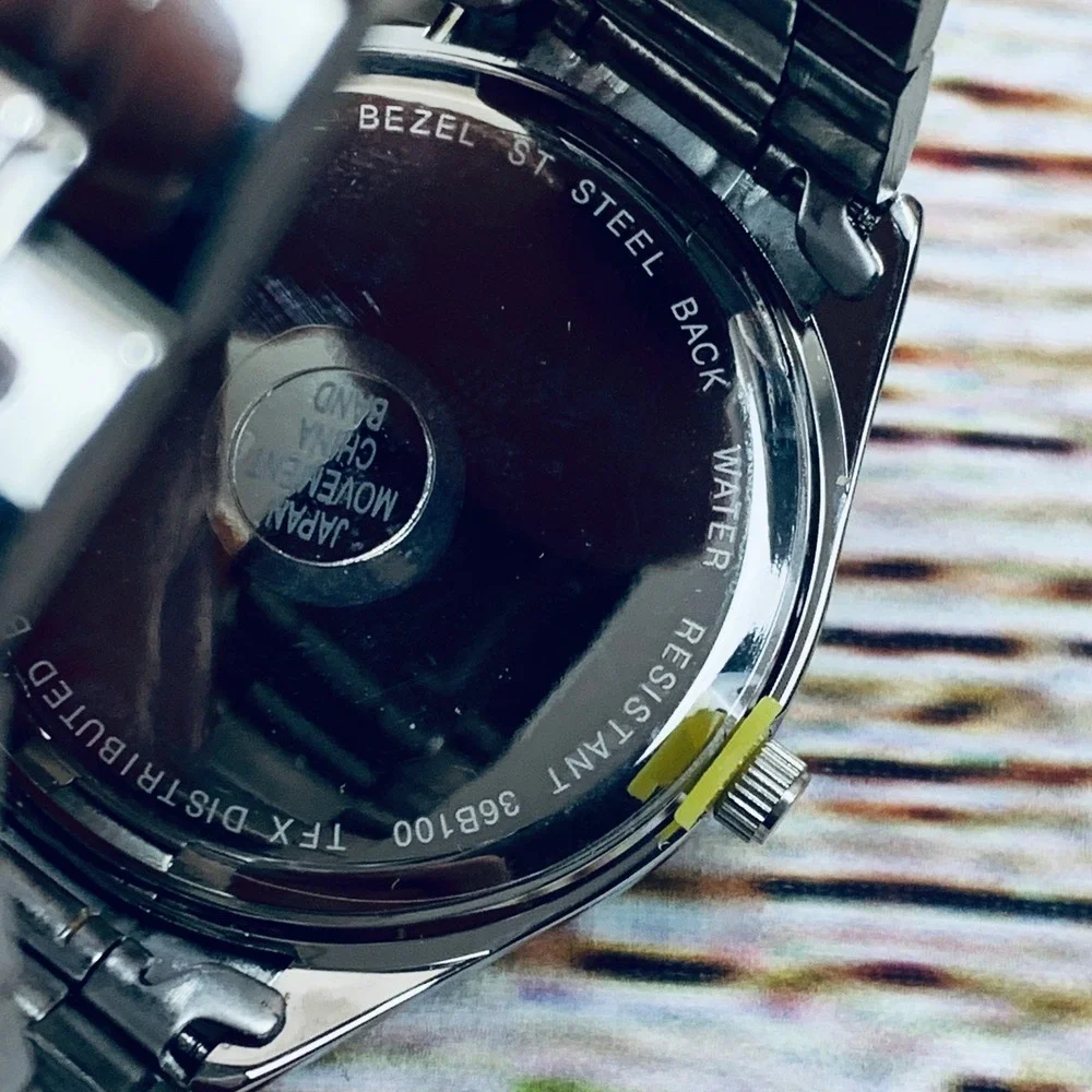 TFX by Bulova 36B100 Stainless Steel Watch with Date Japan Movement In‎ Box